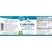 Terry Naturally, Calm Kids 60 Capsules Supplement Facts Label