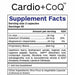 Cardio+CoQ 60 caps Supplement Facts Label