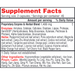 Health Concerns, Chzyme 90 Capsules Supplement Facts Label