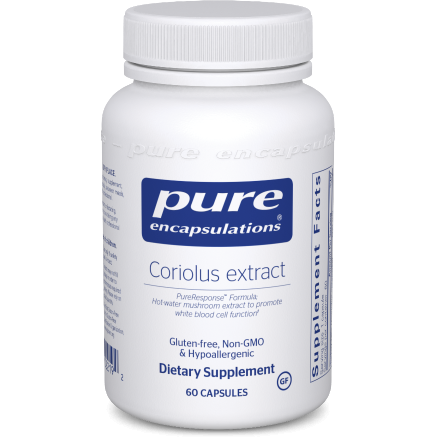 Pure Encapsulations, Coriolus extract 60 caps