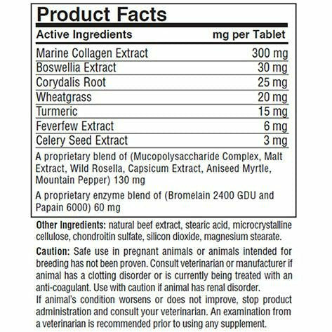 American BioSciences, DGP 60 Chewable Tablets Supplement Facts Label