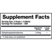 BioMatrix, DHEA 30 mL Supplement Facts Label