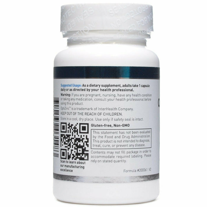 Opti-Zinc 30 mg 90 vcaps by Douglas Labs Information Label