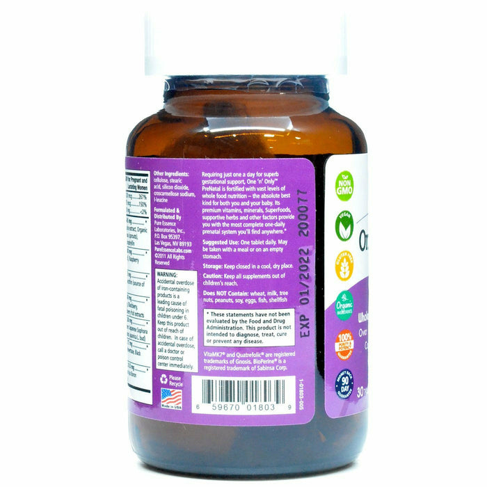 One ‘n’ Only PreNatal 30 tablets by Pure Essence