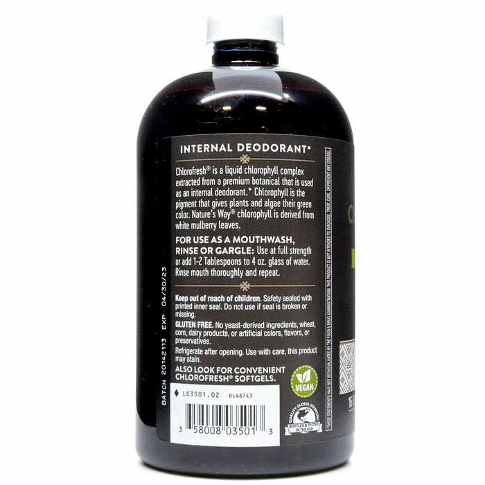 Chlorofresh Liquid Mint 16 oz by Nature's Way