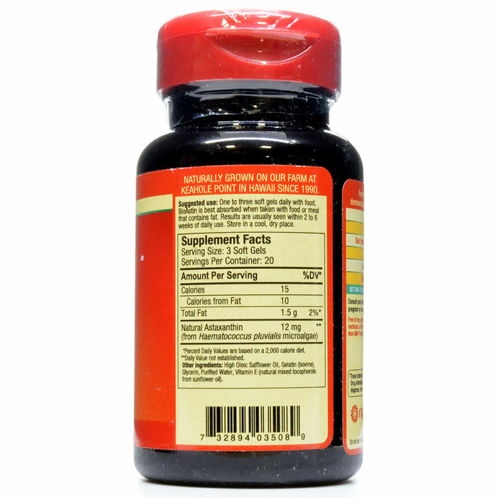 BioAstin Astaxanthin 4 mg 60 gels by Nutrex Hawaii