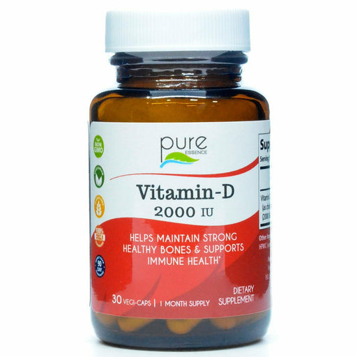 Pure Essence, Vitamin-D 2000 IU 30 Capsules 