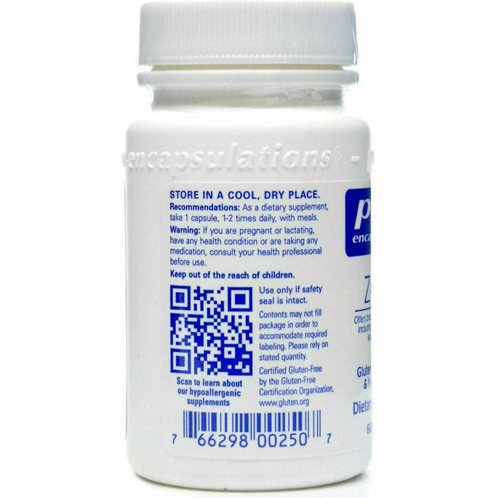 Pure Encapsulations, Zinc 15 60 capsules recommendations