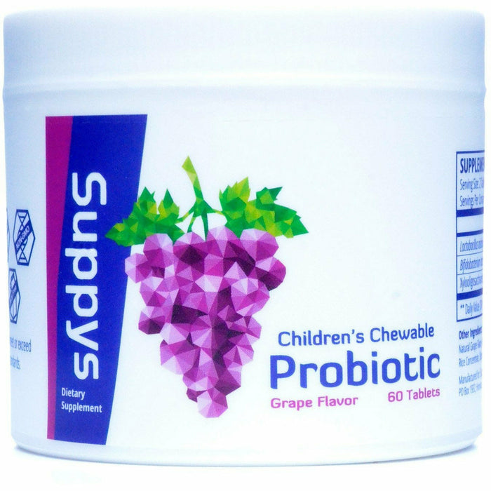TonicSea, Suppys Probiotic Children's Chewable Grape 60 tablets