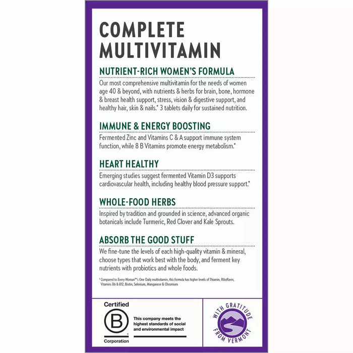Women's 40+ Advanced Multivitamin 96 tabs by New Chapter