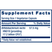 Supplement Facts Label