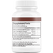 Digestive Detox 60 Capsules Supplement Facts Label