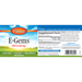 Carlson Labs, E-Gems 400 IU 200 Soft Gels Supplement Facts Label