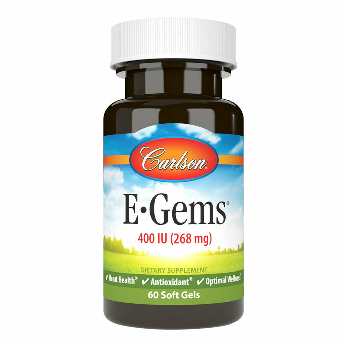 Carlson Labs, E-Gems 400 IU (268 mg) 60 Soft Gels