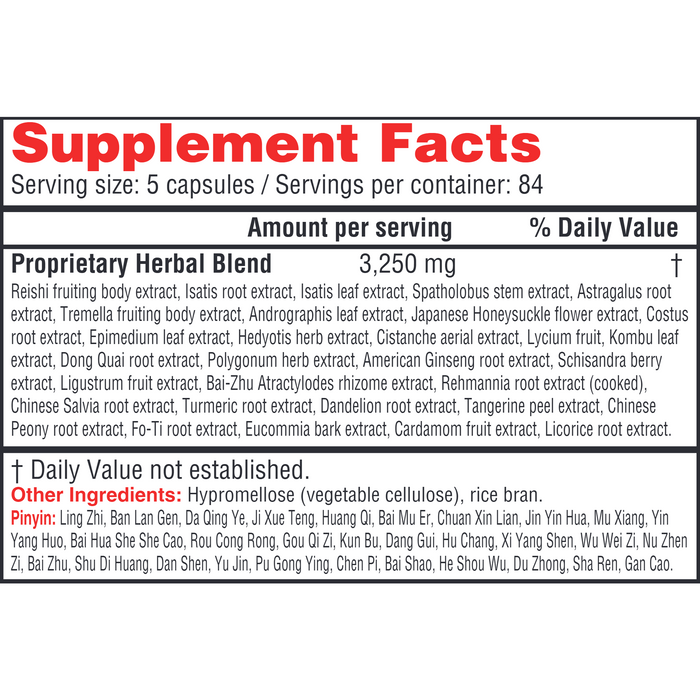 Health Concerns, Enhance 420 Capsules Supplement Facts Label