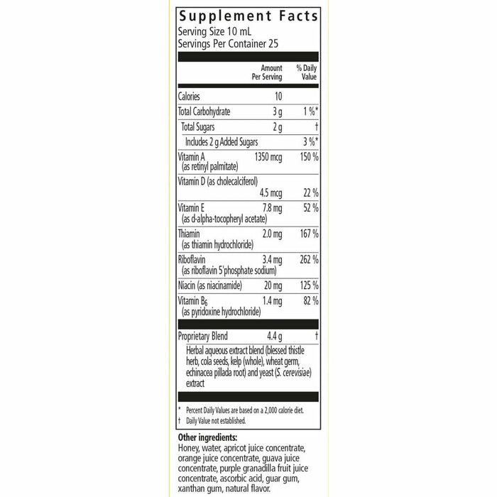 Salus, Epresat Adult Multivitamin Supplement Facts Label