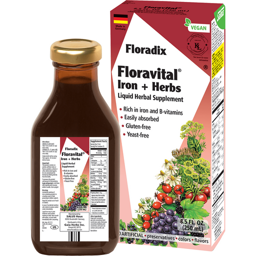 Salus, Floravital Iron + Herbs 8.5 fl oz