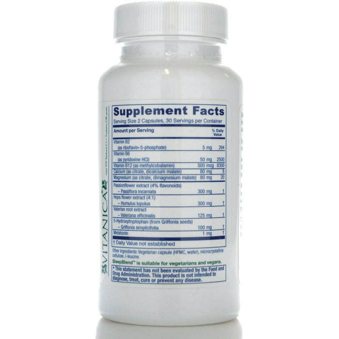 Front product image of SleepBlend 60 caps by Vitanica
