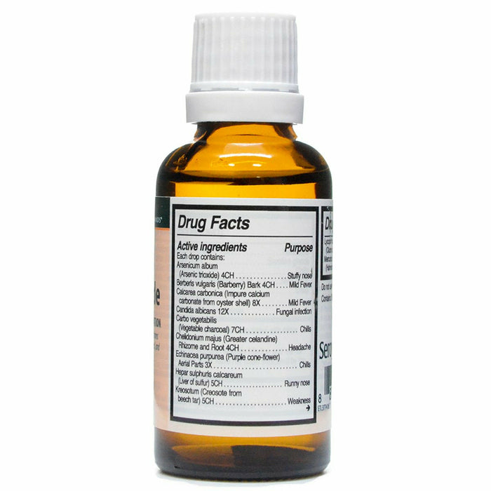 Fungisode 30 ml by Seroyal Genestra Supplement Facts Label-1