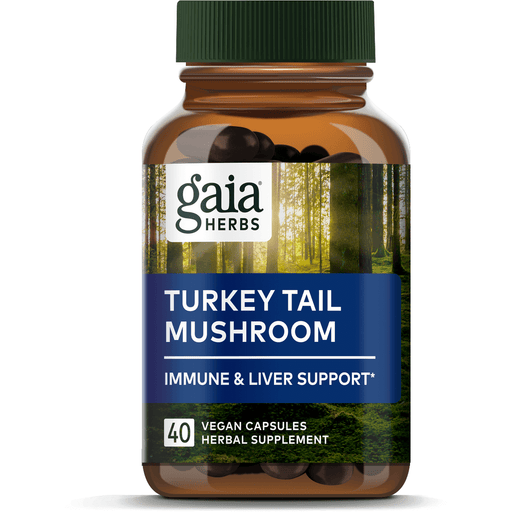 Gaia Herbs, Turkey Tail Mushroom 40 caps