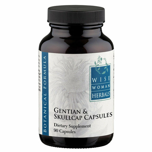 Wise Woman Herbals, Gentian & Skullcap Capsules 90 caps