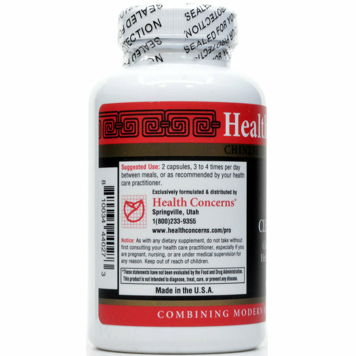 Health Concerns, Clear Heat 90 caps Suggested Use
