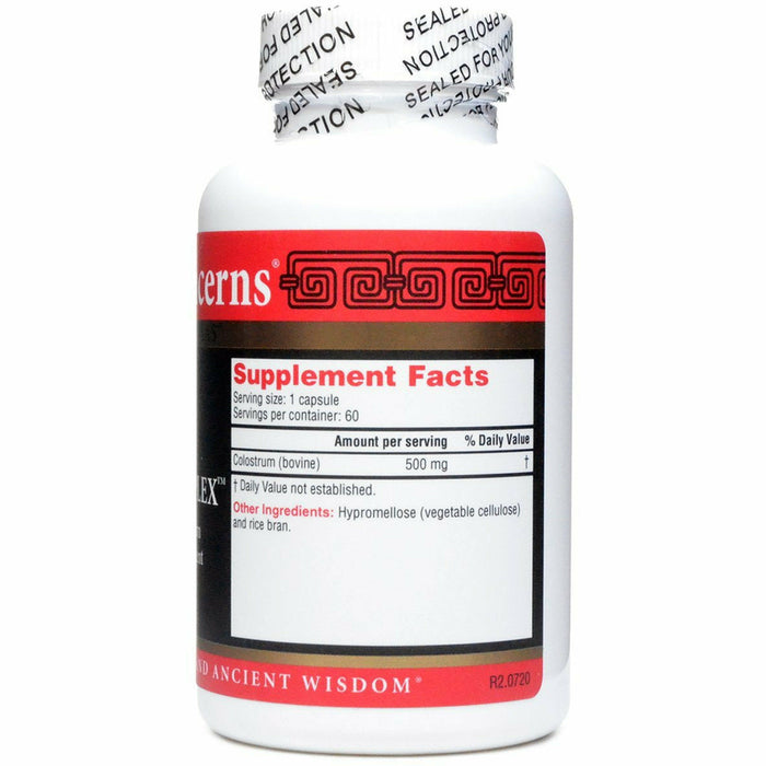Colostroplex 60 caps by Health Concerns Supplement Facts Label