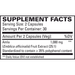 Healthy Cholesterol & Triglycerides 60caps by EuroMedica Supplement Facts Label