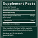 Gaia Herbs, Hemp 15 mg 30 Capsules Supplement Facts Label