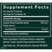 Gaia Herbs. Hemp 25 mg 30 Capsules Supplement Facts Label