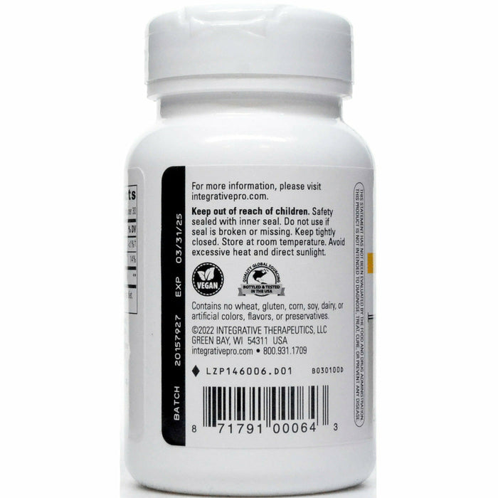 Integrative Therapeutics, Calcium D-Glucarate 90 caps Suggested Use