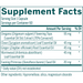 Seroyal Genestra, IntesiBal 60 Capsules Supplement Facts Label