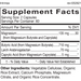 D'Adamo Personalized Nutrition, Intrinsa 120 Capsules Supplement Facts Label