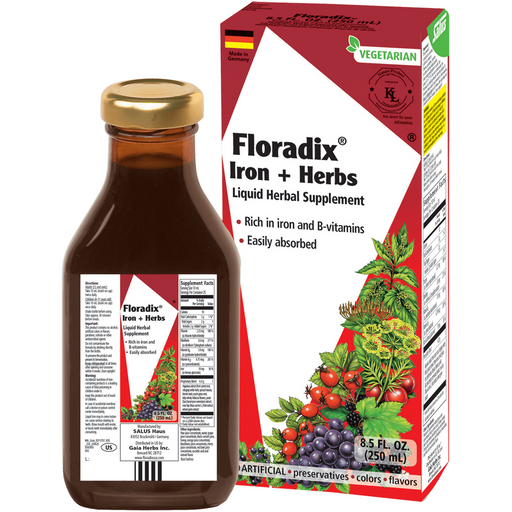 Salus, Floradix Iron + Herbs 8.5 fl oz