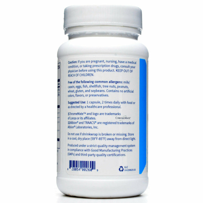 Klaire Labs, GlucoThera 60 caps Suggested Use