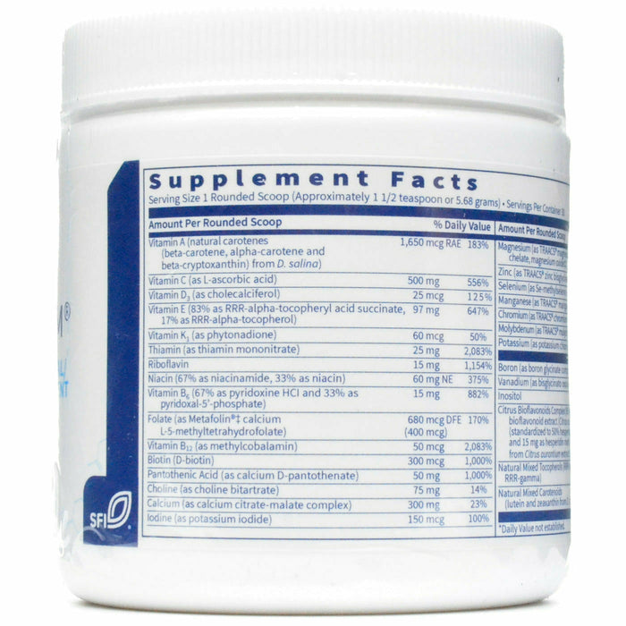 Klaire Labs, VitaSpectrum Powder Tropical Flavor 171 g Supplement Facts
