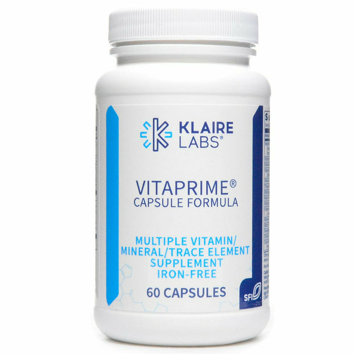 Klaire Labs, VitaPrime Iron-Free Capsule Form 60 caps
