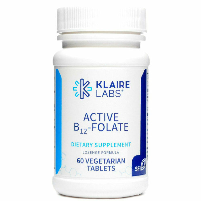 Klaire Labs, Active B12-Folate 60 Tabs 