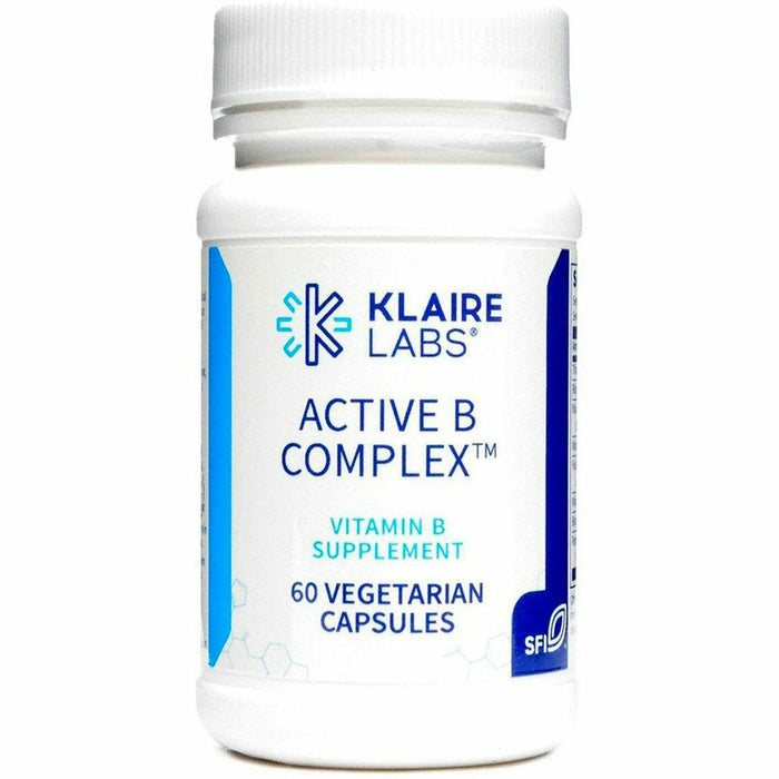 Klaire Labs, Active B Complex 60 Caps