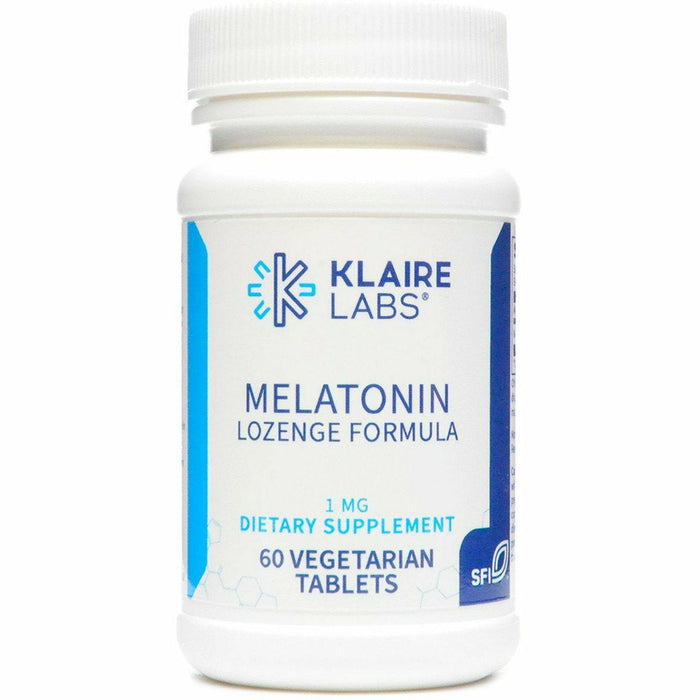 Klaire Labs, Melatonin Lozenge 1 mg 60 tabs
