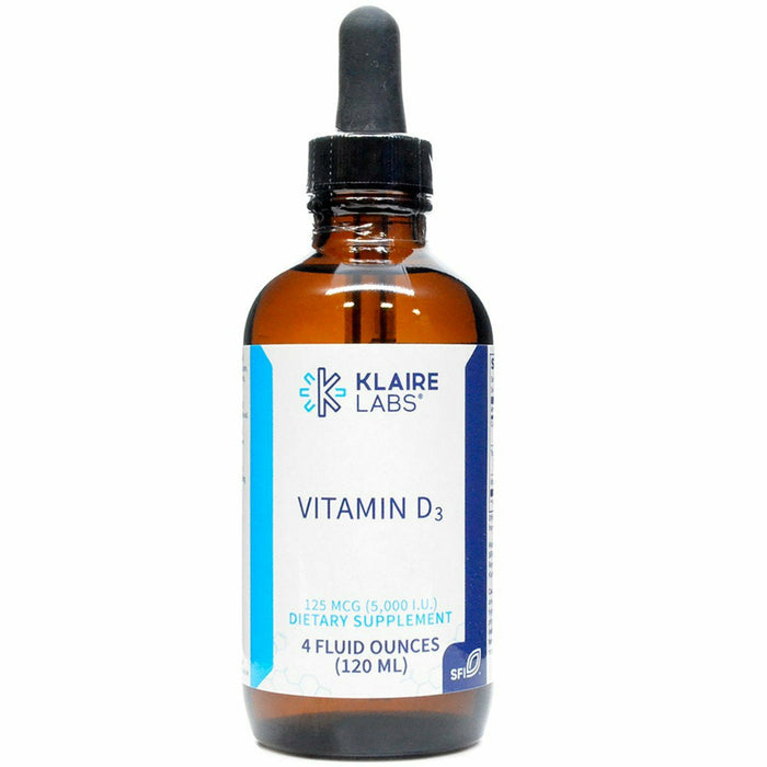Klaire Labs, Vitamin D3 5000 IU Liquid 120 mL