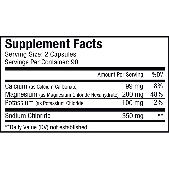 CodeAge, Keto Electrolytes 180 Capsules Supplement Facts Label