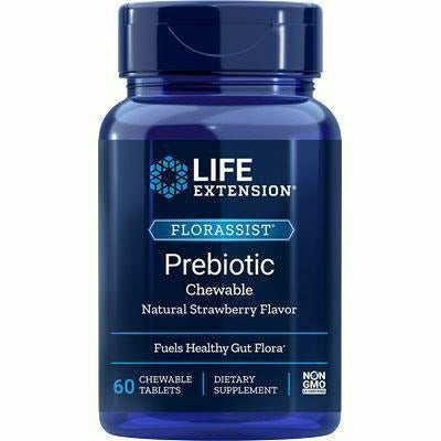 Life Extension, FLORASSIST Prebiotic Chewable 60 tabs