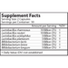Vinco, LadyBiotic UTH 60 capsules Supplement Facts Label