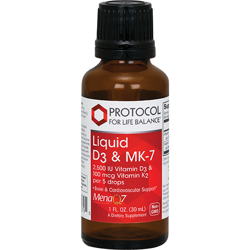 Protocol For Life Balance,Liquid Vit D3 & MK-7 1 fl oz