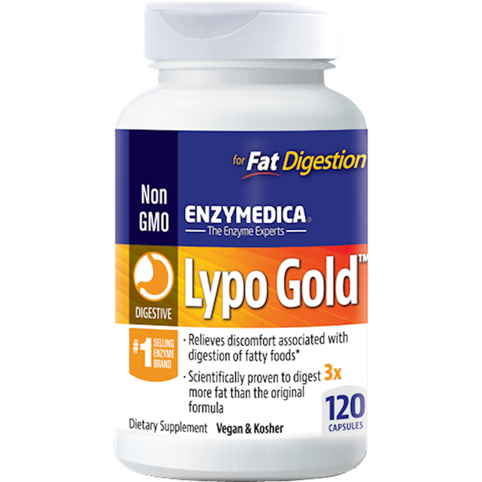 Enzymedica, Lypo Gold 120 capsules 