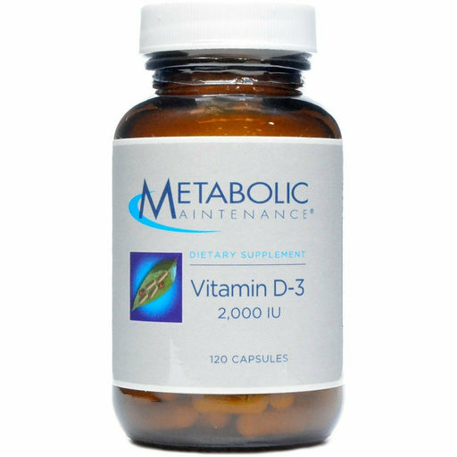 Metabolic Maintenance, Vitamin D-3 2000 IU 120 caps
