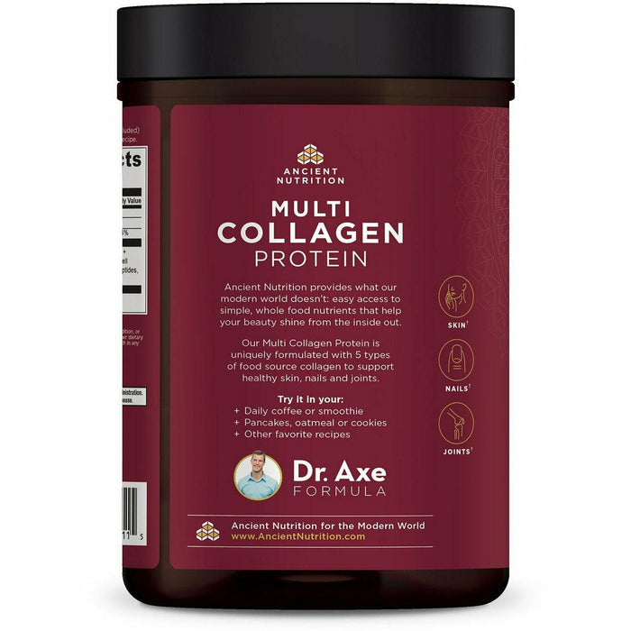 Multi Collagen Protein Powder 16 oz. by Ancient Nutrition