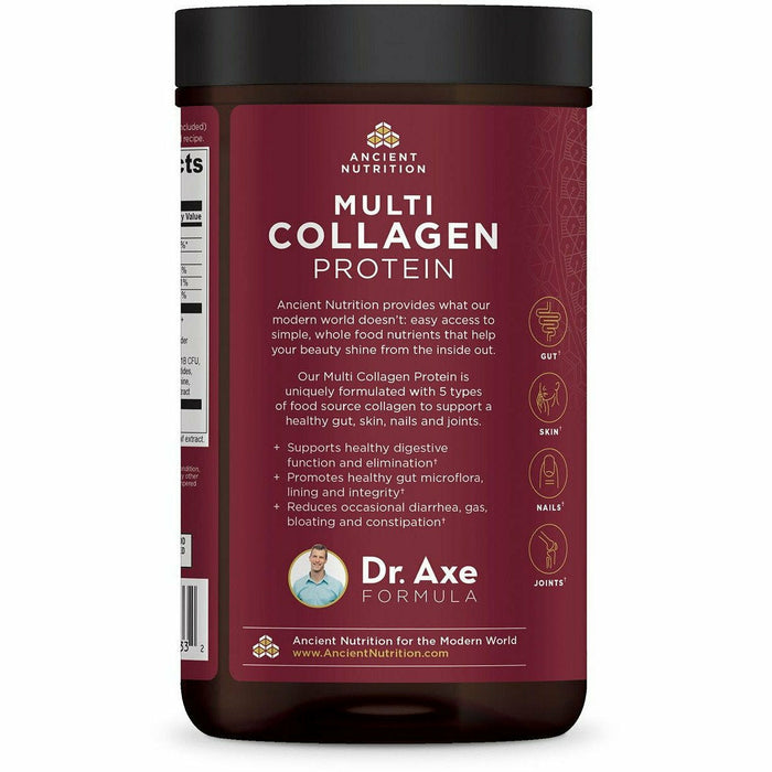 Multi Collagen Protein Gut Restore (Lemon Ginger) by Ancient Nutrition