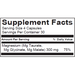 Nutritional Frontiers, Mag Complete 300 120 Vegetarian Capsules Supplement Facts Label